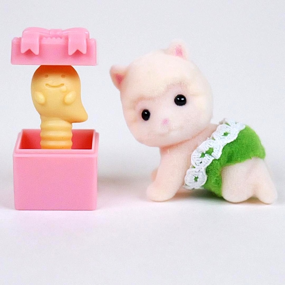 Calico Critters Sylvanian Families Alpaca Baby with Ghost